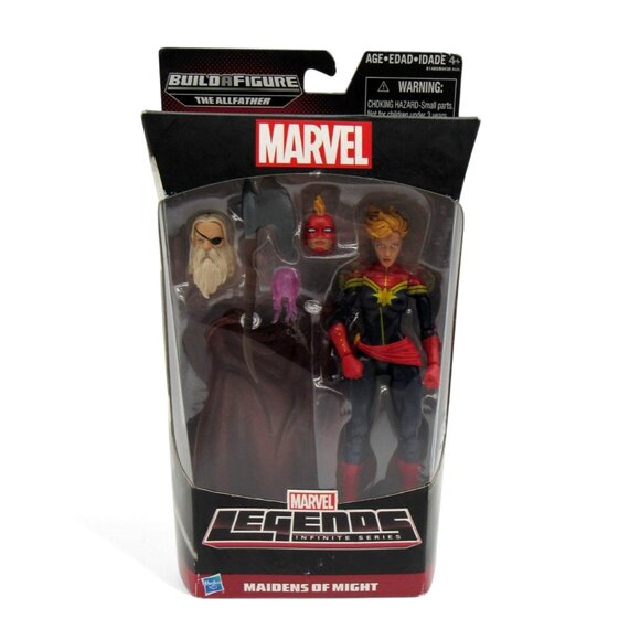 Hasbro Avengers 2015 CAPTAIN MARVEL Legends Maidens Of Might Action Figures - Picture 2 of 11
